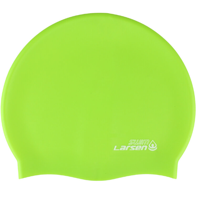Шапочка плавательная Larsen Swim SC15 Lime Metallic
