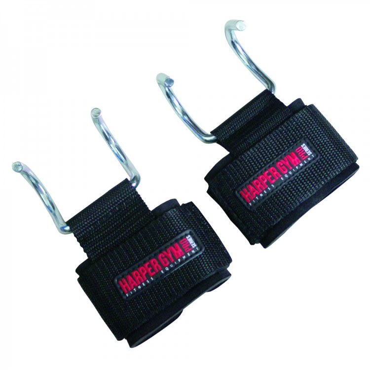 Крюки для перекладины и тяги Harper Gym Pro Series JE-2667 (пара)