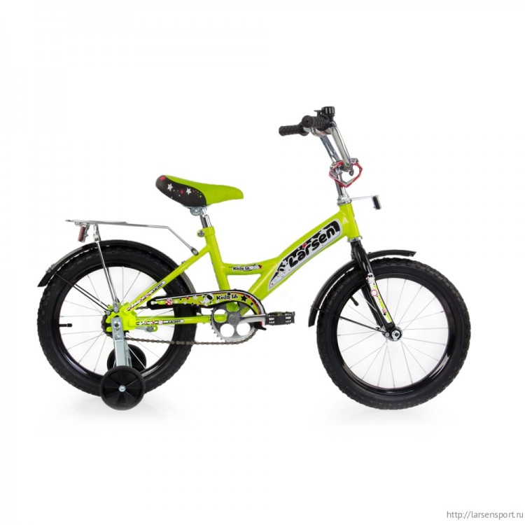 Велосипед Larsen kids 16" (16,16") Белый/розовый