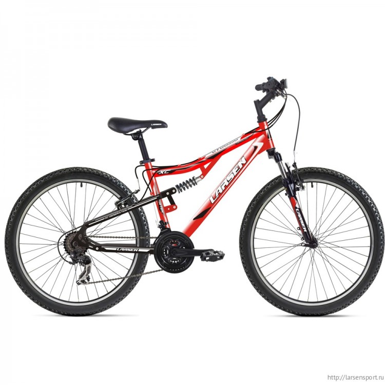Велосипед Larsen Offroad (16,26") Красный/ черный