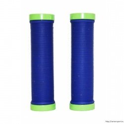 Грипсы Vinca Sport H-G119 синий/зеленый 129мм