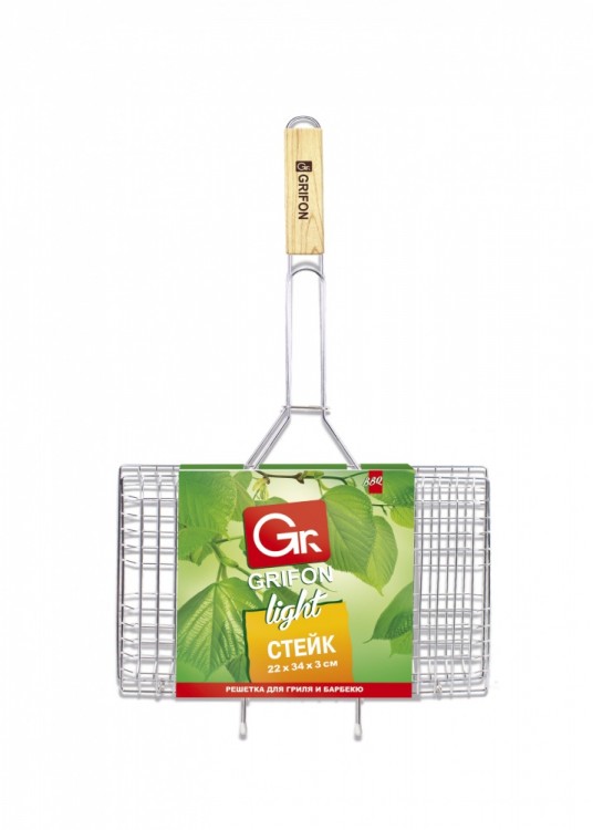 Решетка СТЕЙК секционная GRIFON Light, 34 x 22 х 3 cм 610-005