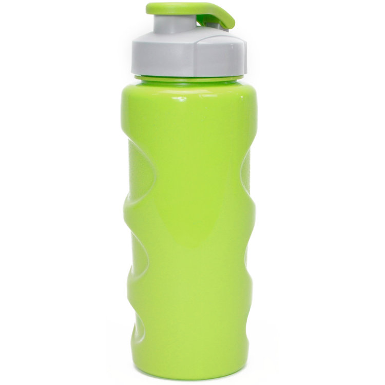 Бутылка для воды BOOL-BOOL "HEALTH and FITNESS" со шнурком, 500 ml., anatomic,  салатовая