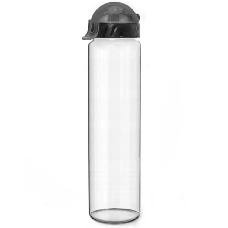 КК0158 Бутылка для воды "LIFESTYLE" со шнурком, 500 ml., straight, прозрачный