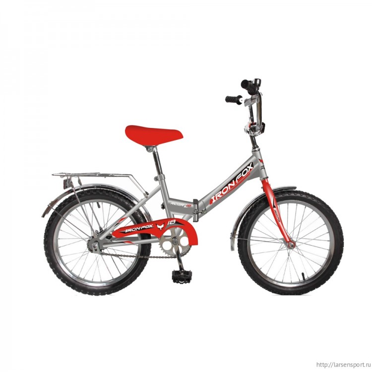 Велосипед Iron Fox Rider 18" (17,18") Серый (cкладной)