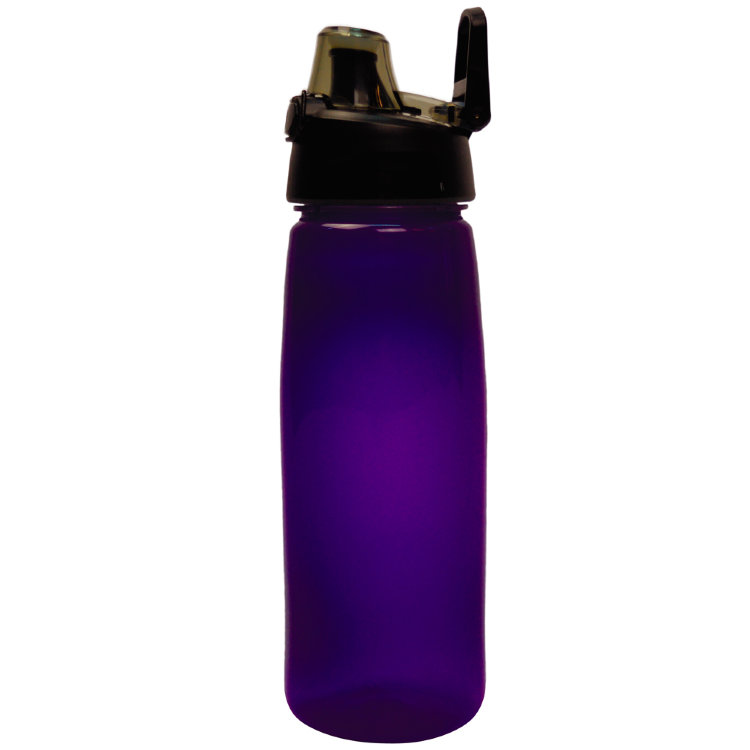 Бутылка для воды BOOL-BOOL с автоматической кнопкой, 750 ml., фиолетовый