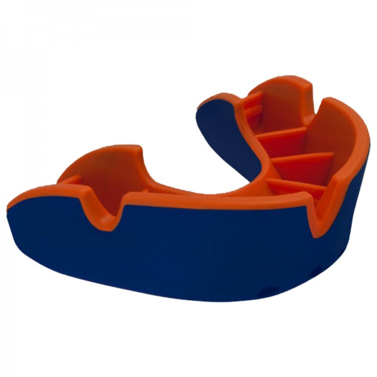 Капа OPRO JUNIOR blue/orange 1челюстн.