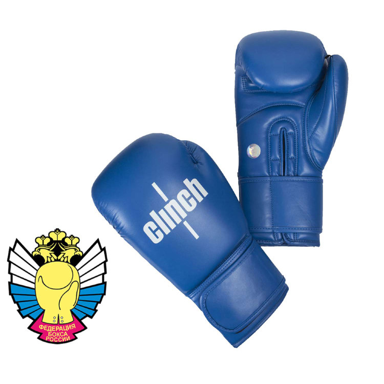 Перчатки боксерские Clinch Olimp C111 син 12 ун