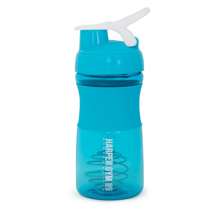 Шейкер Harper Gym Shaker Bottle S19 с венчиком 500мл голубой
