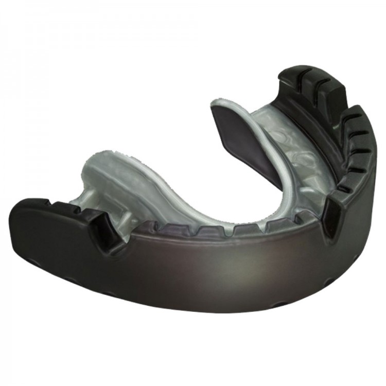 Капа OPRO SR GOLD ORTHO black/silver 1челюстн.