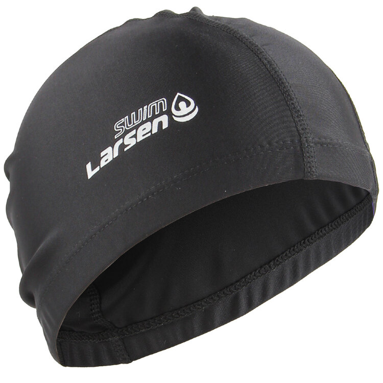 Шапочка для плавания Larsen LCA102 черный