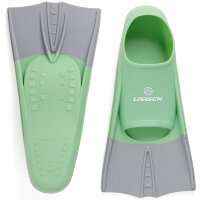 6975 NEW Ласты укороченные силиконовые Larsen Mint/Graphite