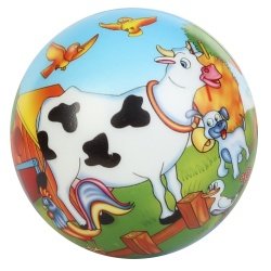 Мяч полиуретановый с рисунком PU-3 10 см