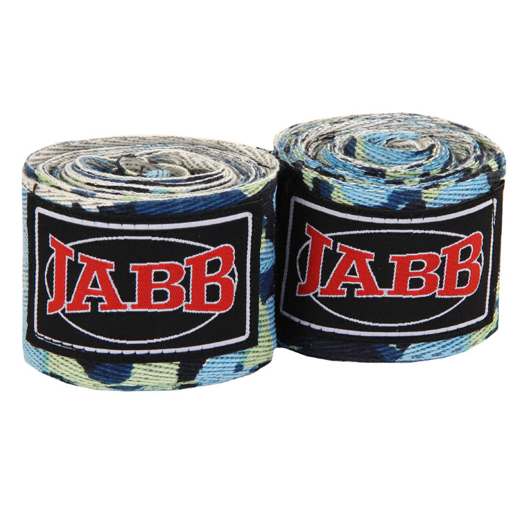 Бинты бокс. х/б Jabb JE-3030 синий/камуфляж 3,5м