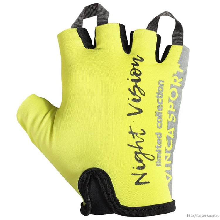 Перчатки велосипедные Vinca VG 961 Night Vision adult
