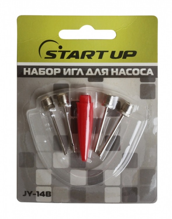 набор игл для насоса START UP JY-14B 4шт+переходник (8190)