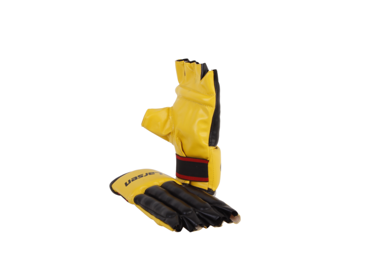 Шингарты (иск.кожа) Larsen TC-0926 черный/желтый L