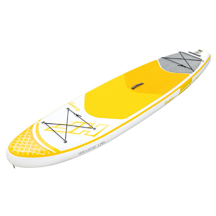Доска для SUP - доска Bestway 65305 р320х76х15см (насос, рюкзак) до 120кг