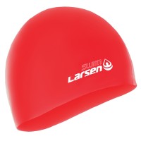 Шапочка плавательная  Larsen SC - красный (CY)