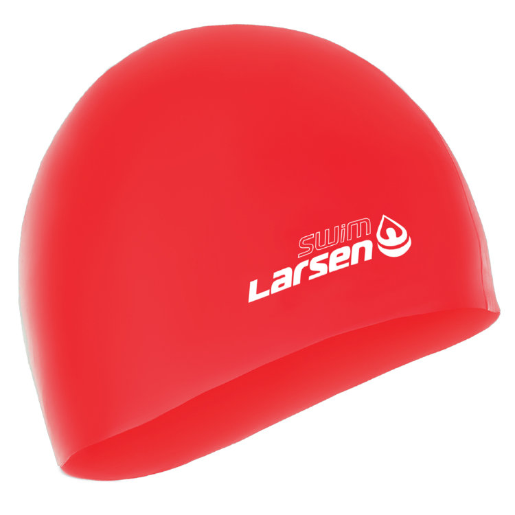Шапочка плавательная  Larsen SC - красный (CY)