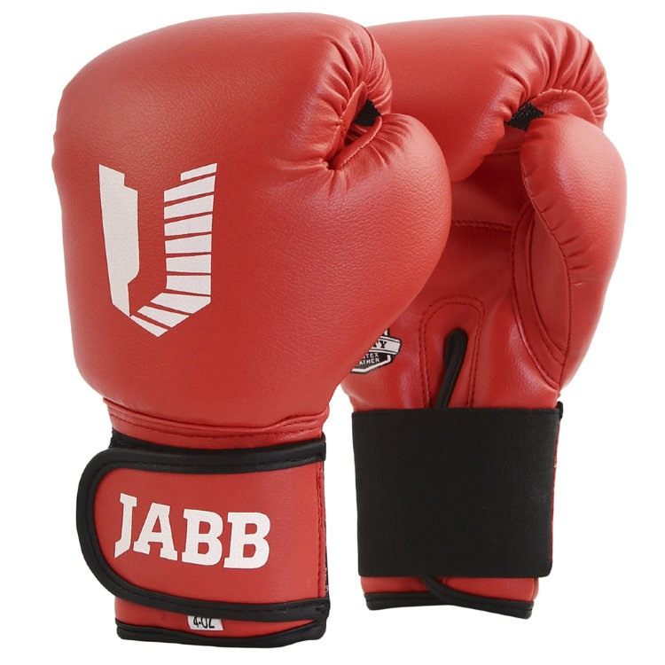 Перчатки бокс.(иск.кожа) Jabb JE-2021A/Basic Jr 21A красный 4ун.