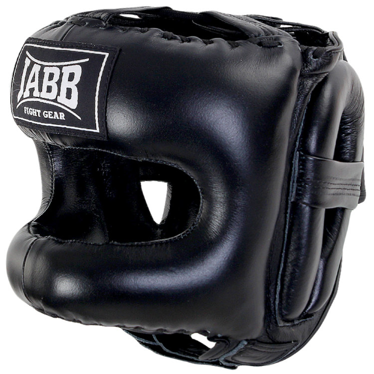 Шлем бамперный Jabb JE-6024 черн. нат.кожа L/XL