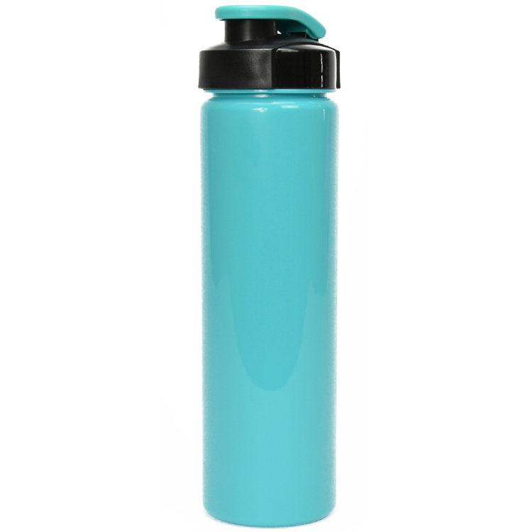 Бутылка для воды BOOL-BOOL "HEALTH and FITNESS" со шнурком, 500 ml., straight, голубой