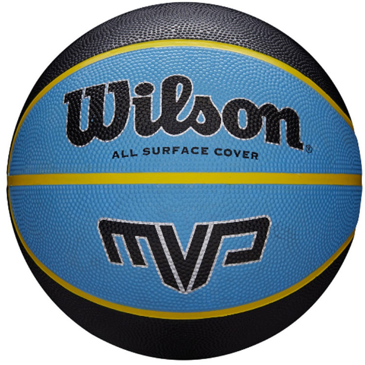 Мяч баскетбольный Wilson MVP 295 Blk/Blu WTB9019XB07 Sz.7