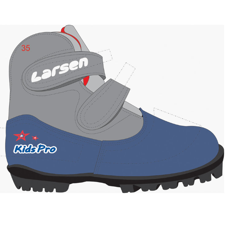 Ботинки лыжные Larsen Kids Pro 75 NN /19