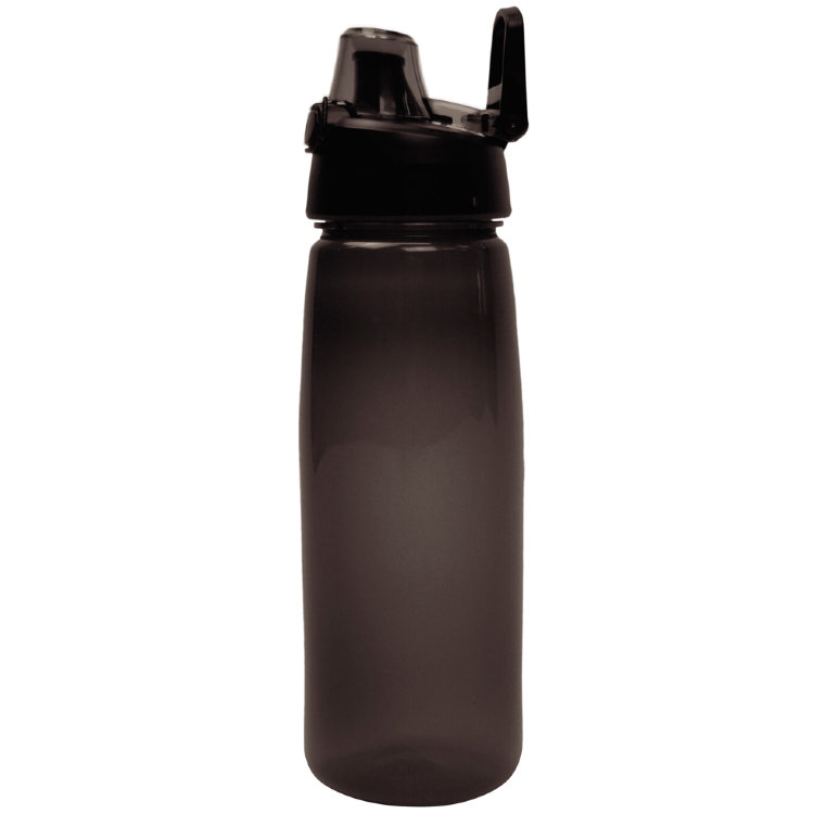 Бутылка для воды BOOL-BOOL с автоматической кнопкой, 750 ml., черный