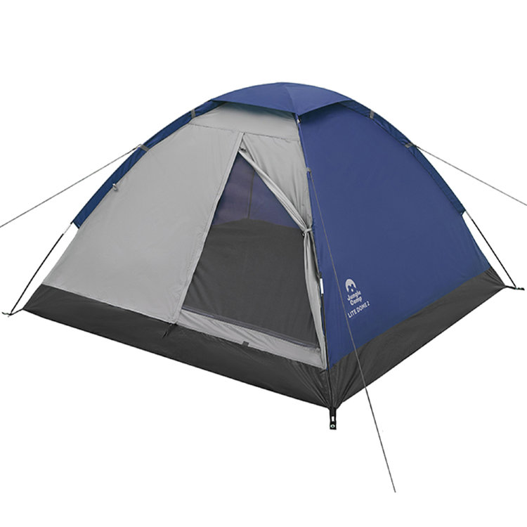Палатка 2-х местная JUNGLE CAMP Lite Dome 2 синий/серый