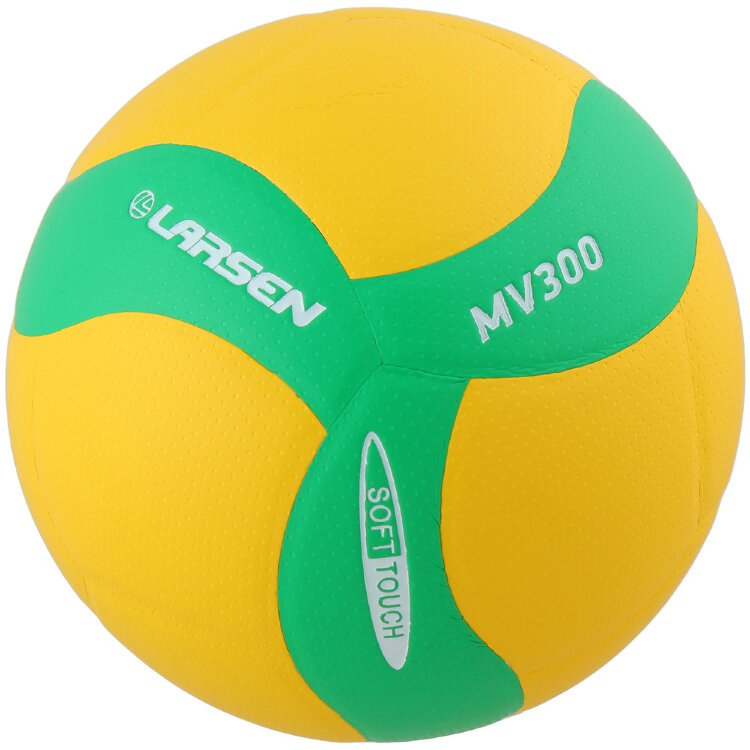 Мяч волейбольный Larsen MV300 желтый/зеленый