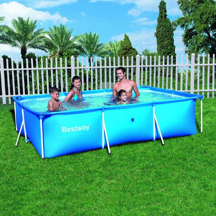 Бассейн прямоугольный на стойках Bestway 56404 р300х201х66см, 3300л