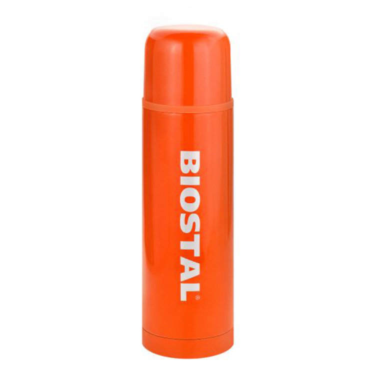 Термос BIOSTAL NB-1000 C-O у/г с кноп. цветной оранж.