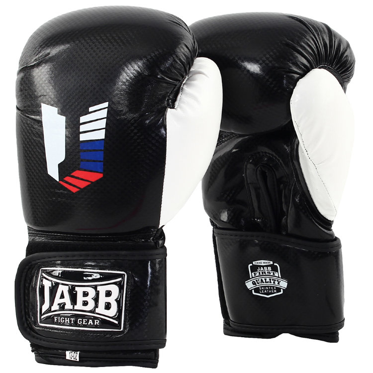 Перчатки бокс.(иск.кожа) Jabb JE-4078/US 48 черный/белый 8ун.