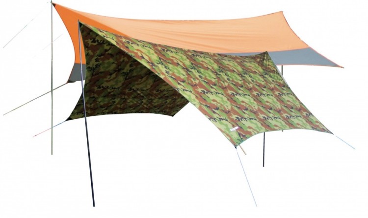 Тент со стойками Greenwood Tarp 440х440х230см камуфляж