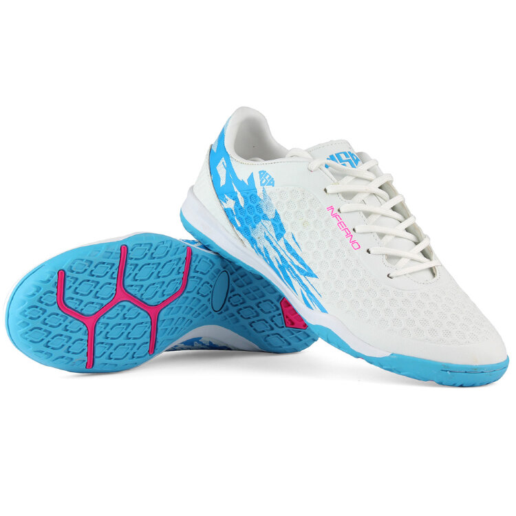 полуботинки кроссовые Inferno Indoor 204A18 white/blue