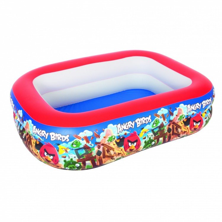 Бассейн надувной Bestway (6+) 96109 Angry Birds р201х150х51см,450л (10%ндс)