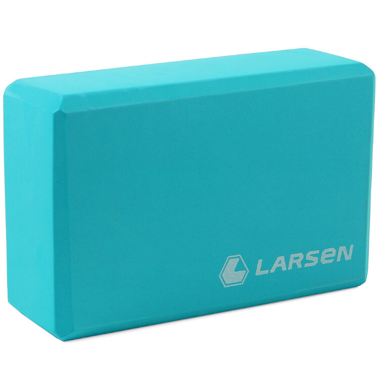 Блок для йоги Larsen EVA YB-01 мятный 22х15,2х7,6см