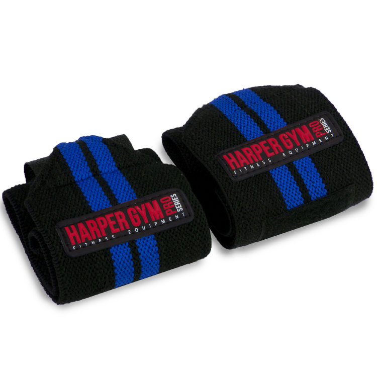 Суппорт запястья эластичный Harper Gym Pro Series JE-2672 (пара) чер/син