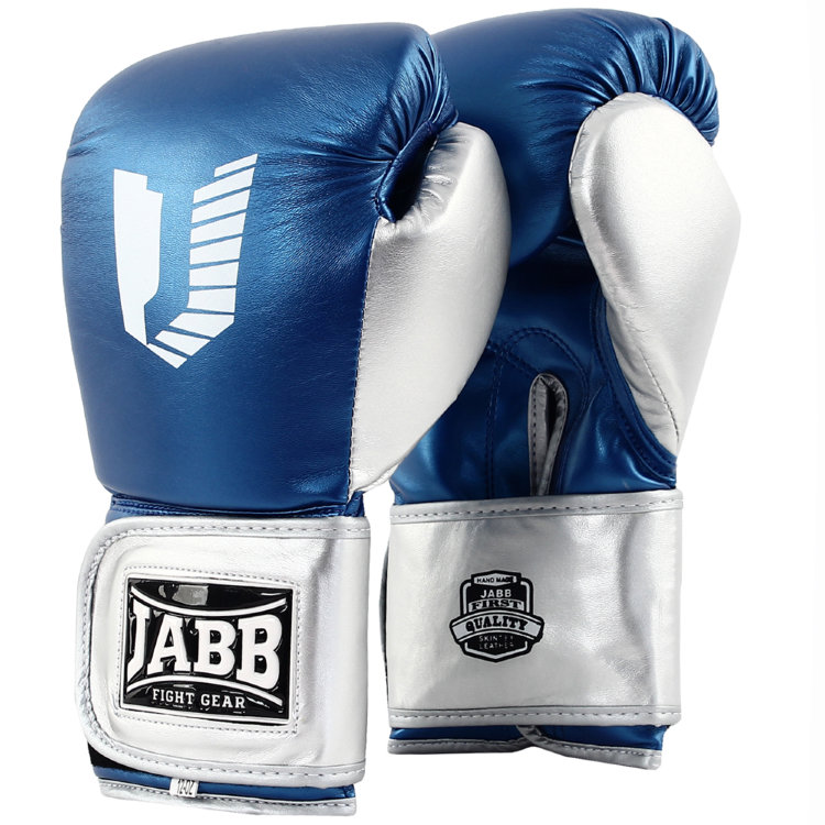 Перчатки бокс.(иск.кожа) Jabb JE-4081/US Ring синий 12ун.