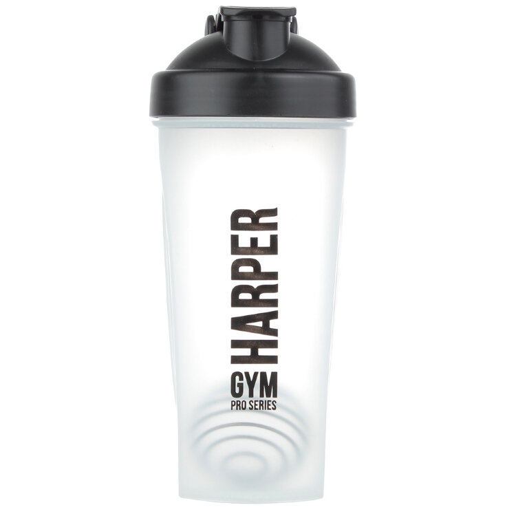 S01-600 Шейкер спортивный Harper Gym Pro Series 600 мл. «Хрусталь черный»