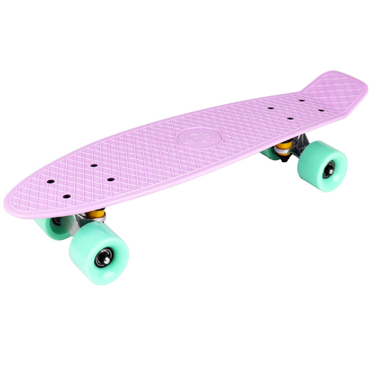Доска-круизер Vinca Sport DS 01 violet/mint, дека 22,5*6", колеса PU
