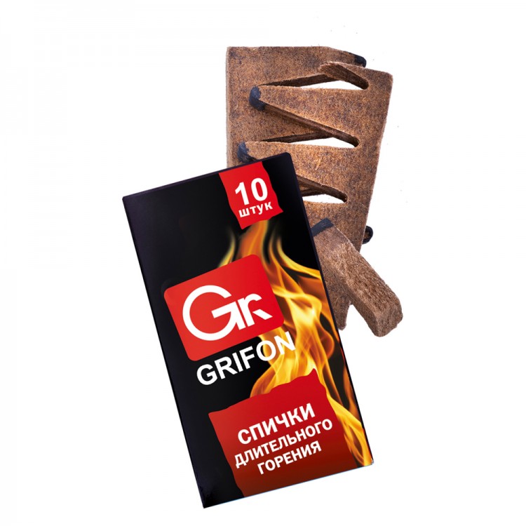 Спички длит. горения GRIFON, 10 штук в упаковке 600-216