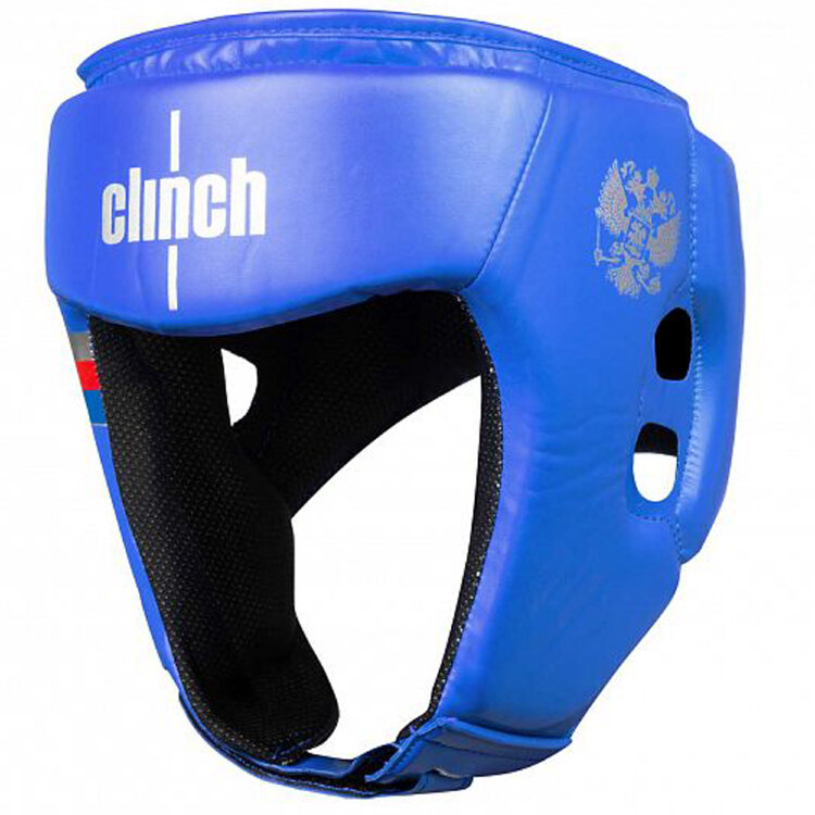 Шлем боксерский Clinch Olimp C112 синий р. M
