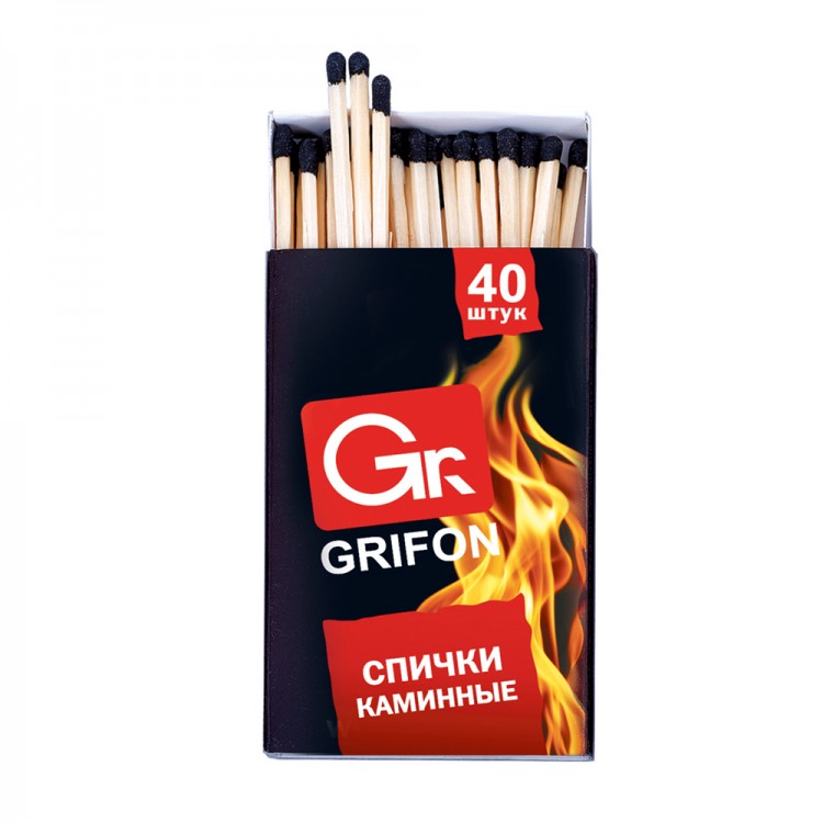 Спички каминные GRIFON, 40 штук в упаковке 600-214