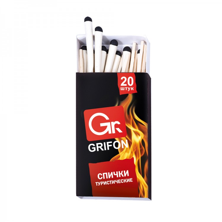 Спички туристические GRIFON, 20 штук в упаковке 600-212