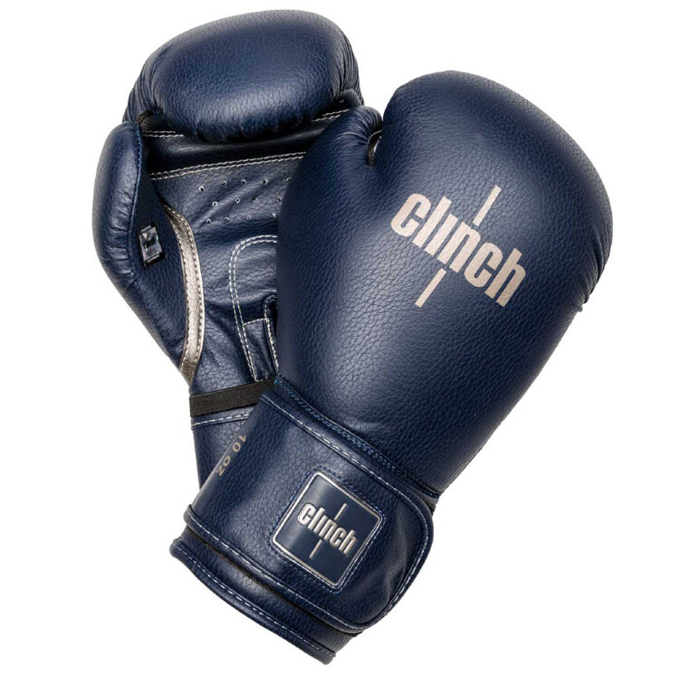 Перчатки боксерские Clinch Fight 2.0 C137 темно-синие 12 ун