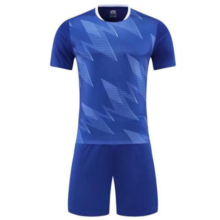 Форма футбольная 6205 blue/light blue/white (футболка, шорты) р28 (150-160 см)