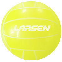 Мяч силиконовый Larsen CB-07 22см  lime/white